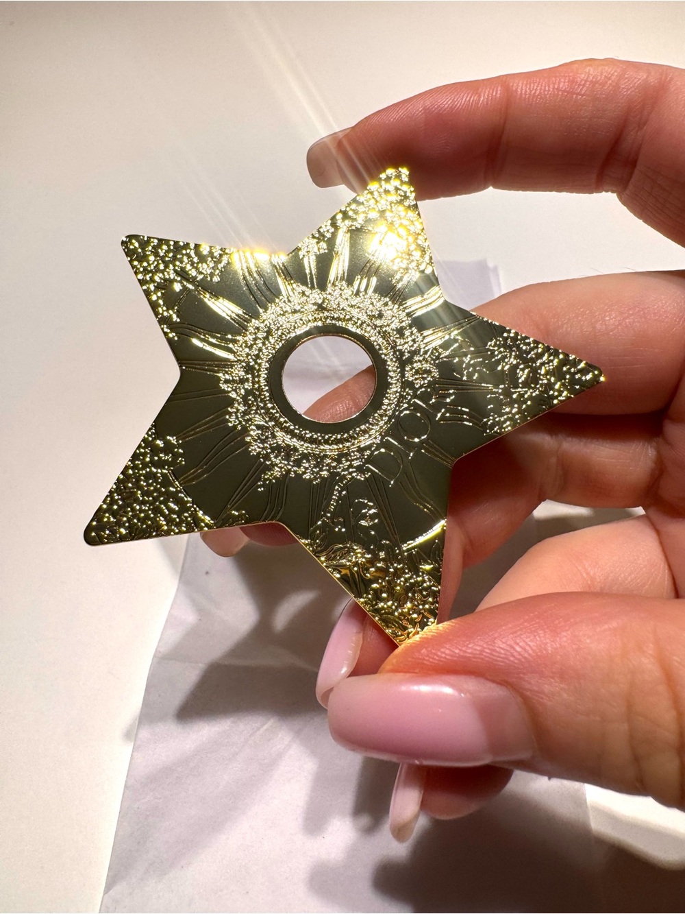 Dior Gold Star Christmas Charm Limited Edition